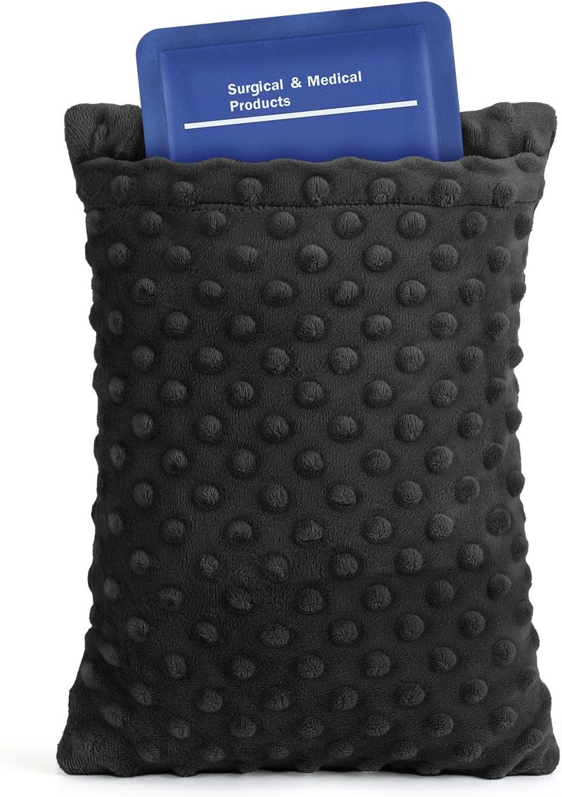 okmaba Hysterectomy Recovery Pillow with Hot/Cold Pack Pocket - Abdominal Surgery Recovery Pillow for Women, C-Section & Tummy Tuck Must Haves, Post Op Support Cushion (Black) - Image 1